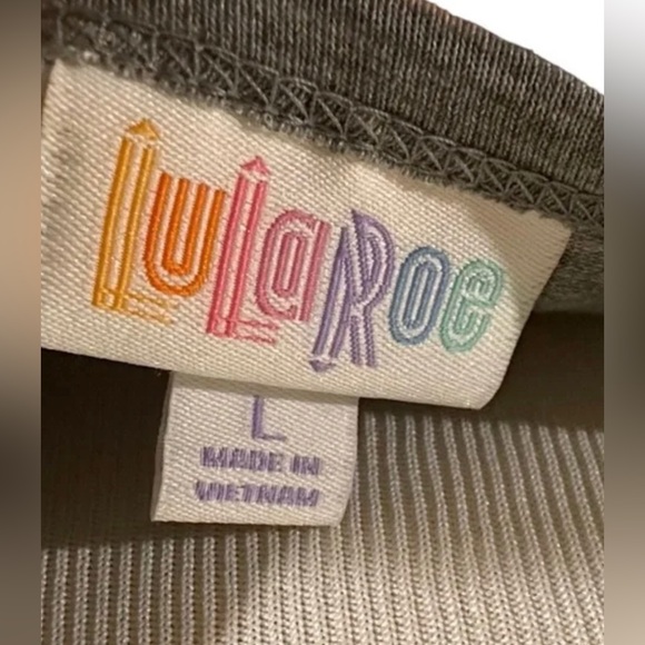 LulaRoe RARE Toy Story Disney Randy Pixar Green Alien Shirt Large Baseball Tee - Picture 5 of 9